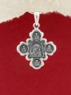 Сребърен медальон Богородица с Младенеца
