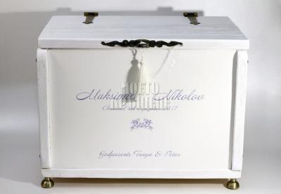 Луксозна дървена кутия за аксесоари и дрехи Максимилиан