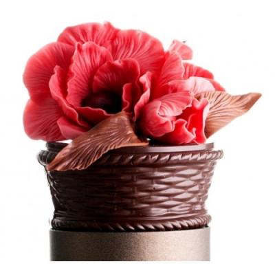 Шоколадова кошница с ружи