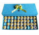 Подарък / Покана за кръстник или кум декорирани бонбони с послание