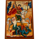 Ръчно рисувана икона Свети Георги