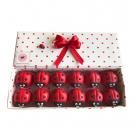 Кутия детски бонбони Червени калинки