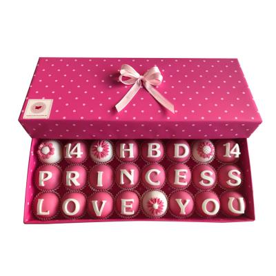 Кутия декорирани бонбони HBD Princess